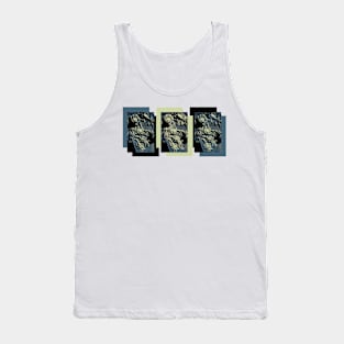 Blue Concrete Roses in a Cemetery Tank Top